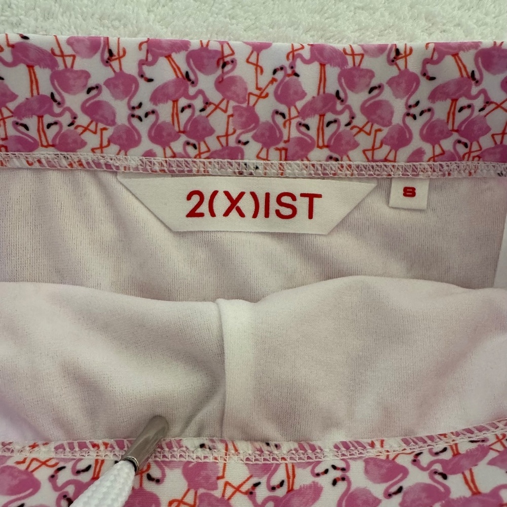 🦩 2xist Pink Flamingos Swim Brief - NWT - Small 🦩 - Picture 2 of 4